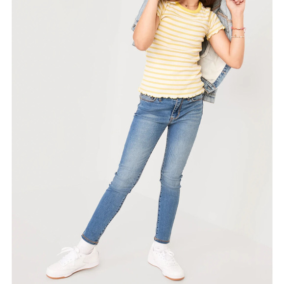 NWOT Old Navy High Waisted Built-In Tough Rockstar Super Skinny Jegging … - Picture 1 of 4